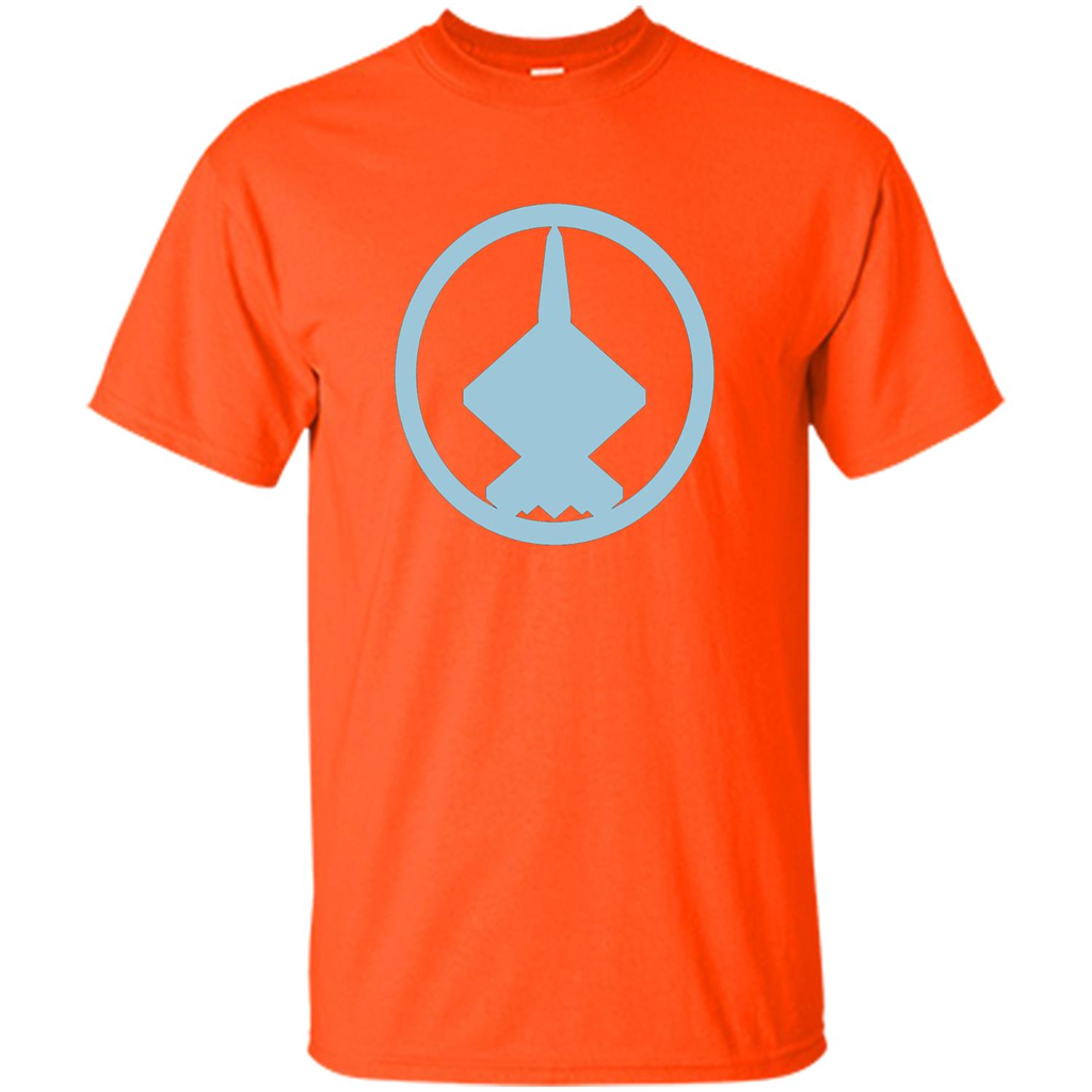 YF-23 Blue Air Force Military Fighter Jet T-Shirt Orange