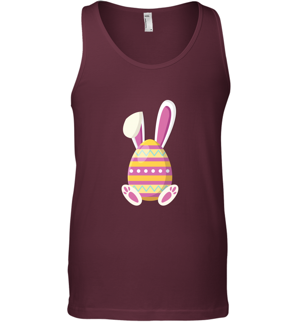 Easter Day Egg Rabbit Shirt Tank Top Maroon