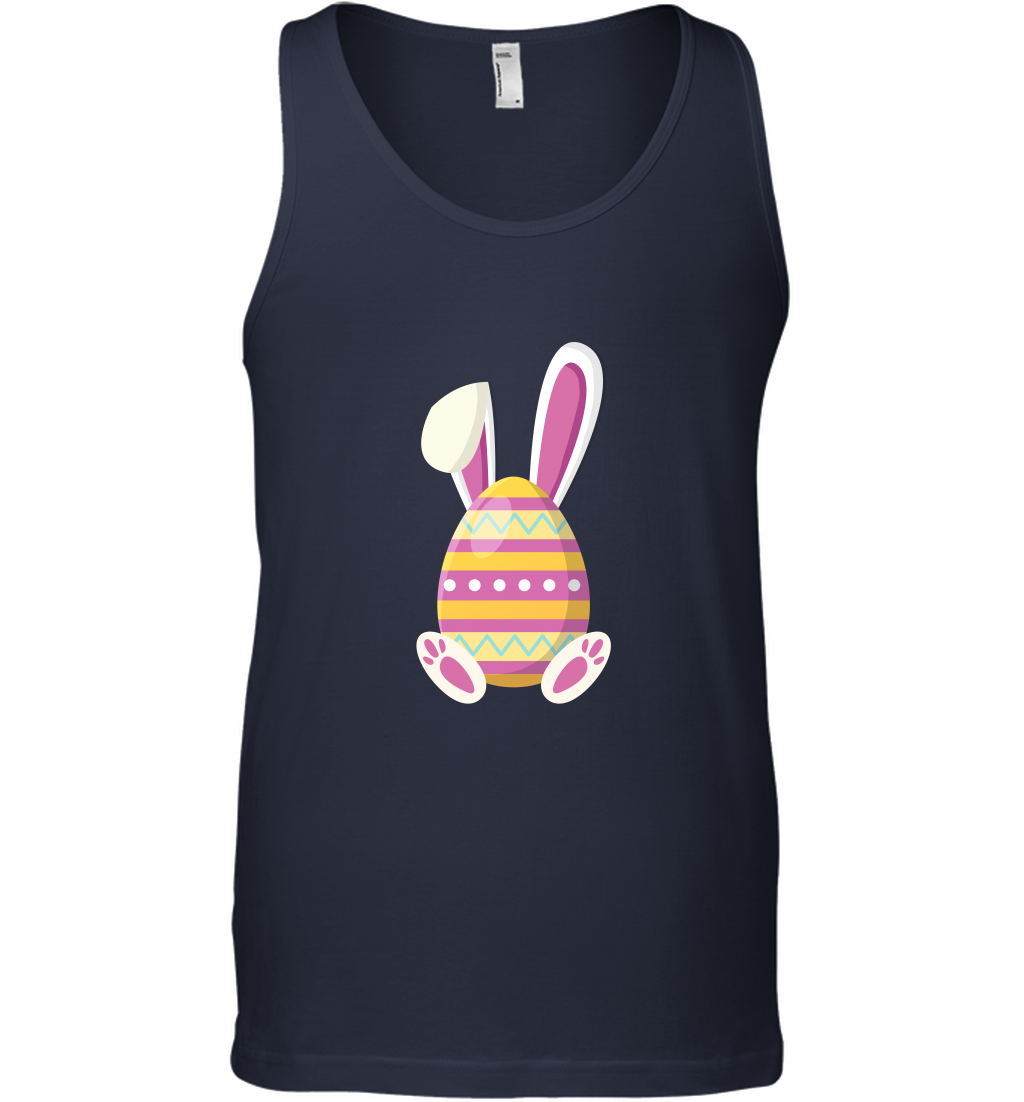 Easter Day Egg Rabbit Shirt Tank Top Navy