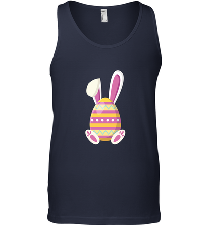 Easter Day Egg Rabbit Shirt Tank Top Navy