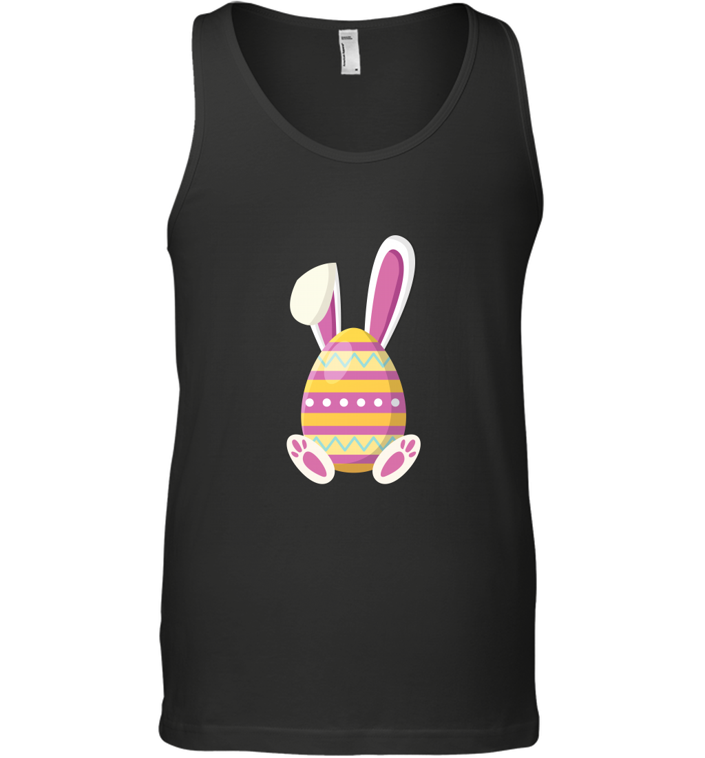 Easter Day Egg Rabbit Shirt Tank Top Black
