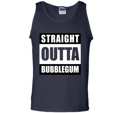 Straight Outta Bubblegum Action Movie Quote T-Shirt t-shirt Navy
