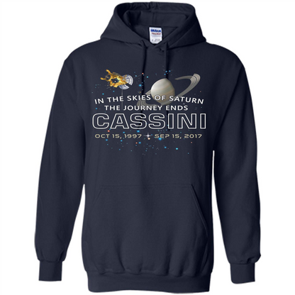 Cassini Spacecraft: End Of Mission At Saturn T-shirt Navy