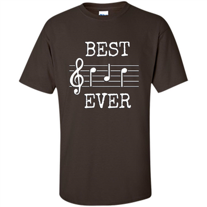 Fathers Day T-shirt Best Dad Ever Dark Chocolate