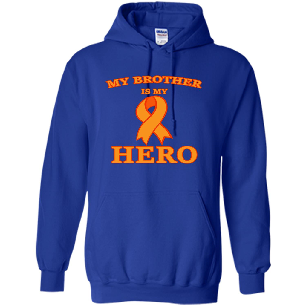 Cancer Awareness T-shirt My Brother Is My Hero Royal