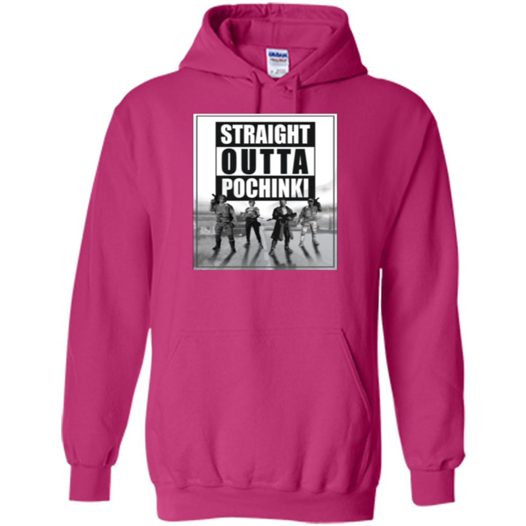 Straight Outta Pochinki T-shirt Heliconia