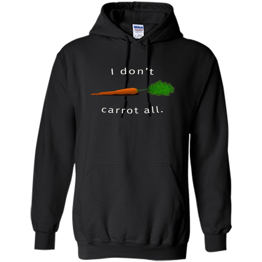 I Don't Carrot All T-Shirt Black