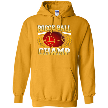 Bocce Ball Champ T-Shirt Bocce Ball Player Gold