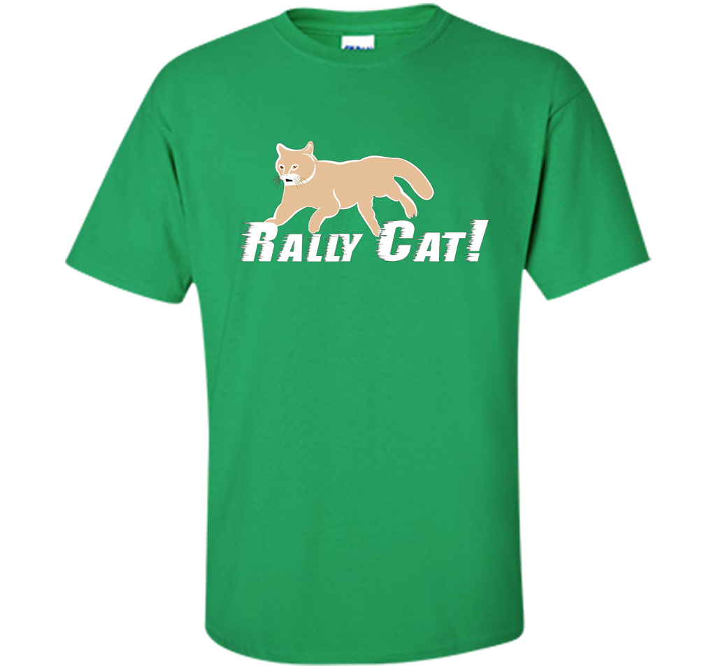 St. Louis Baseball Rally Cat T-Shirt t-shirt Irish Green
