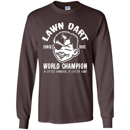 Lawn Dart Since 1962 World Champion Backyard Game T-shirt Dark Chocolate