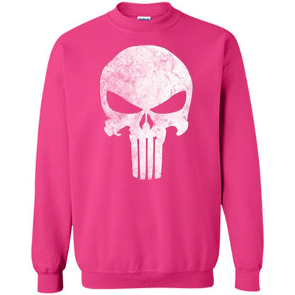 Punisher Skull Grunge T-shirt Heliconia