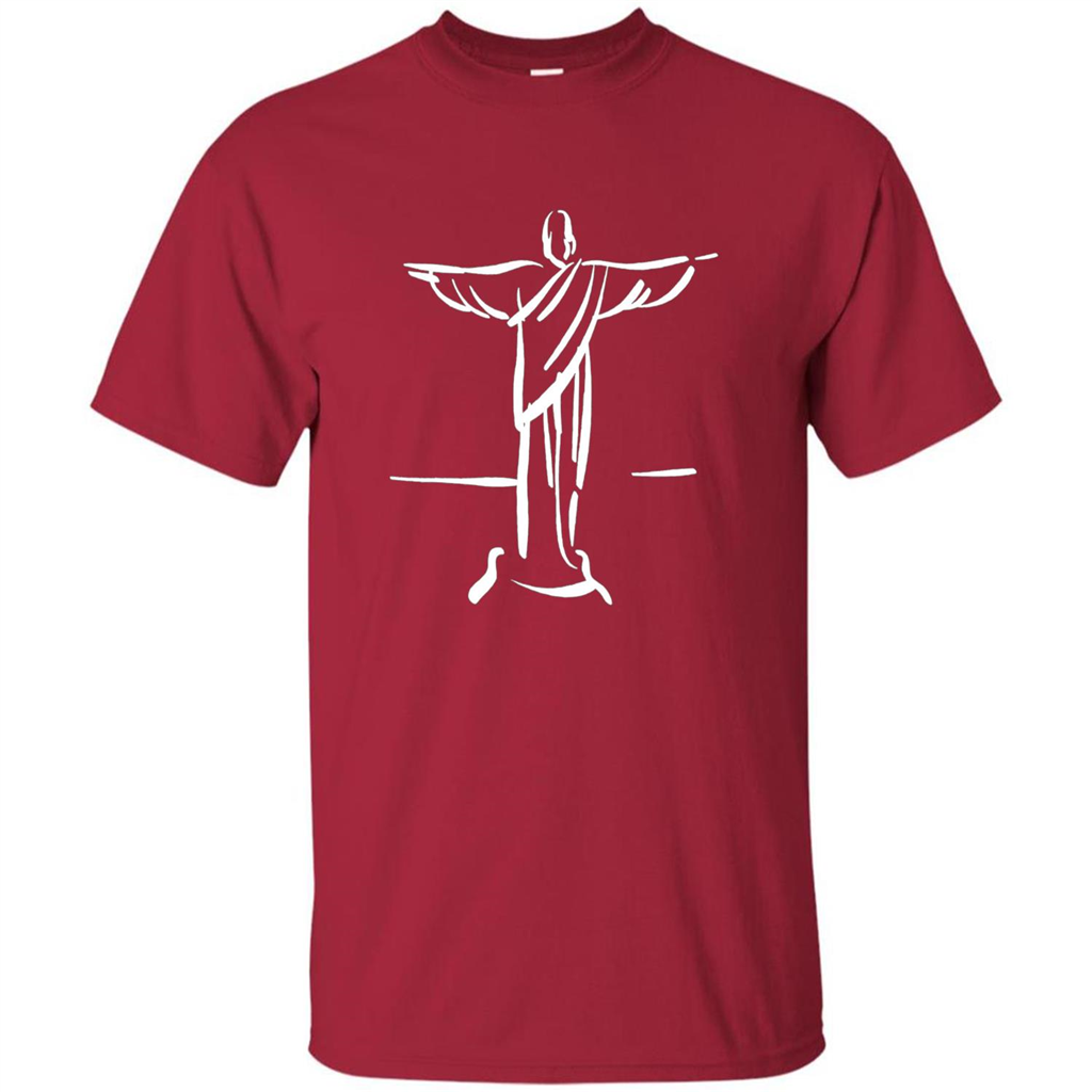 Brazil Christ The Redeemer - Cristo Redentor Brasil T-shirt Cardinal