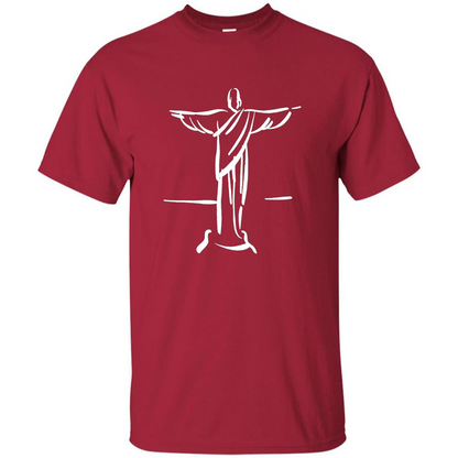 Brazil Christ The Redeemer - Cristo Redentor Brasil T-shirt Cardinal