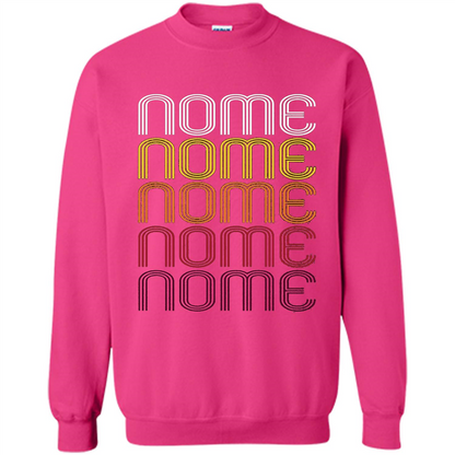 Nome, Vintage Style Alaska T-shirt Heliconia