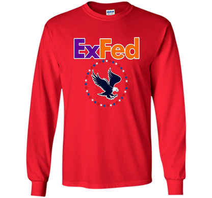 Funny Retired Federal Government Worker EX FED T-shirt t-shirt Red