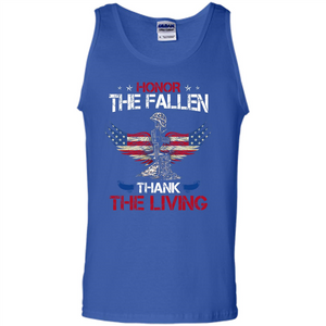 Military T-shirt Honor The Fallen Thank The Living