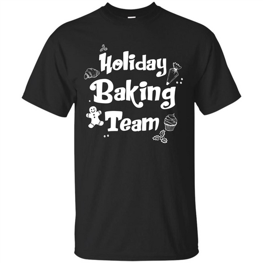Christmas T-shirt Holiday Baking Team T-shirt Royal