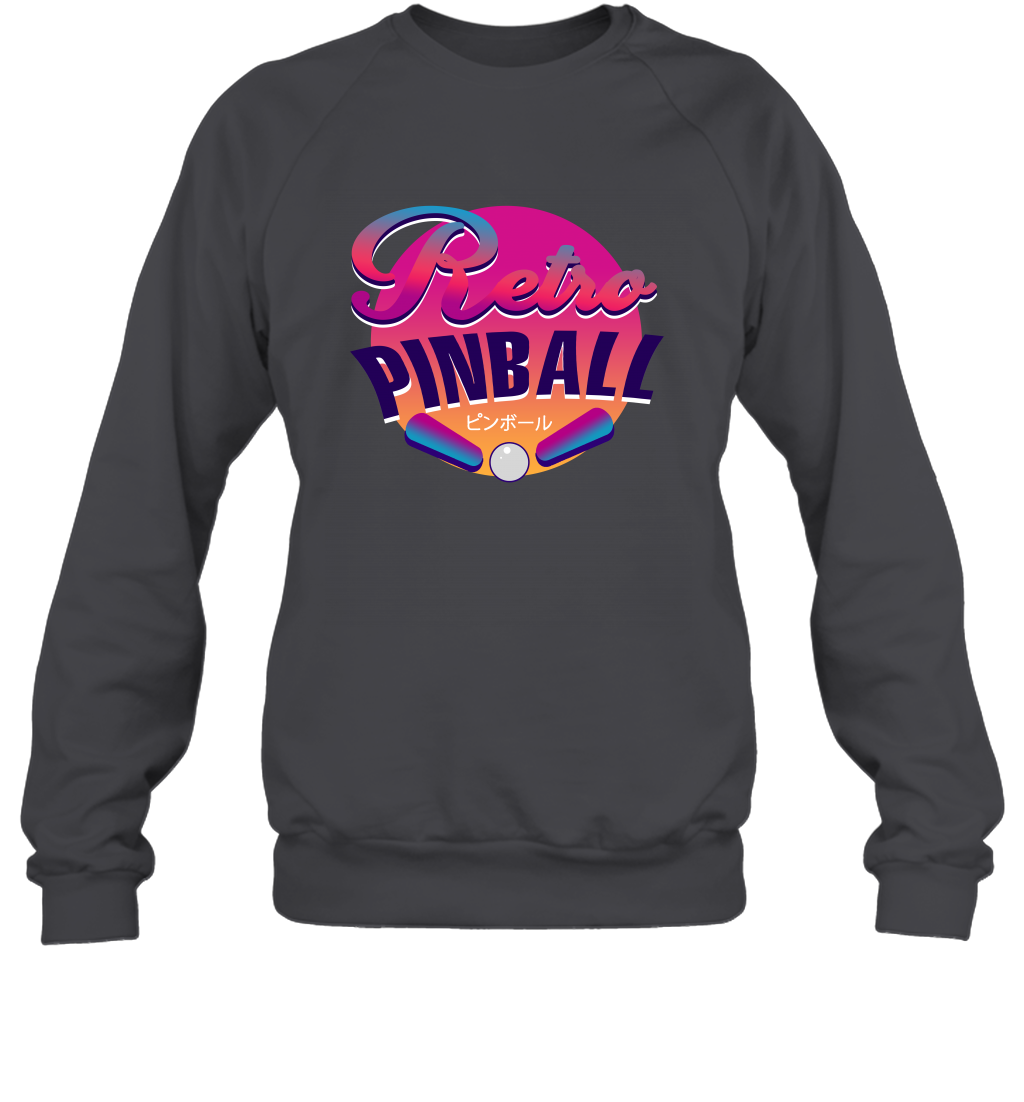 Retro Pinball Shirt Sweatshirt Sweatshirt Dark Heather