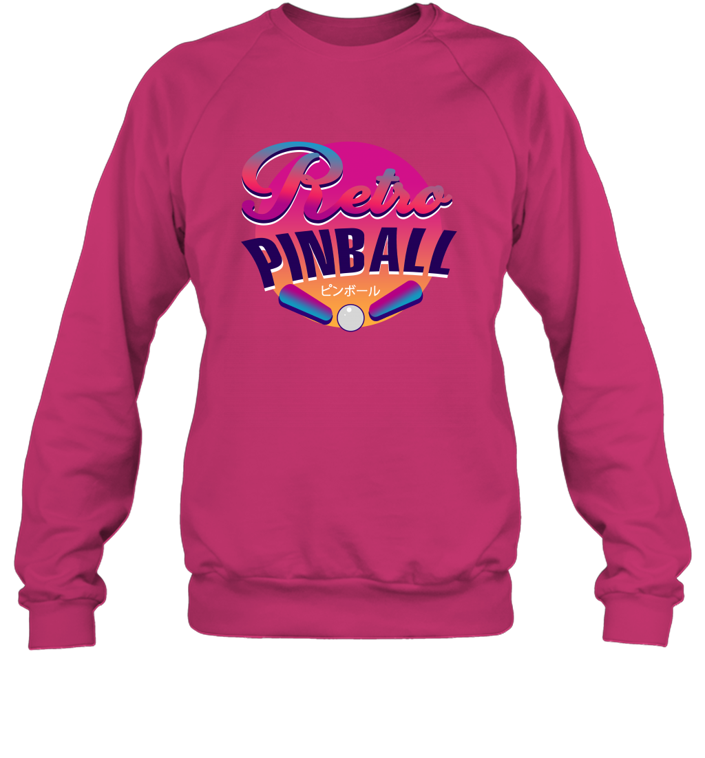 Retro Pinball Shirt Sweatshirt Sweatshirt Heliconia