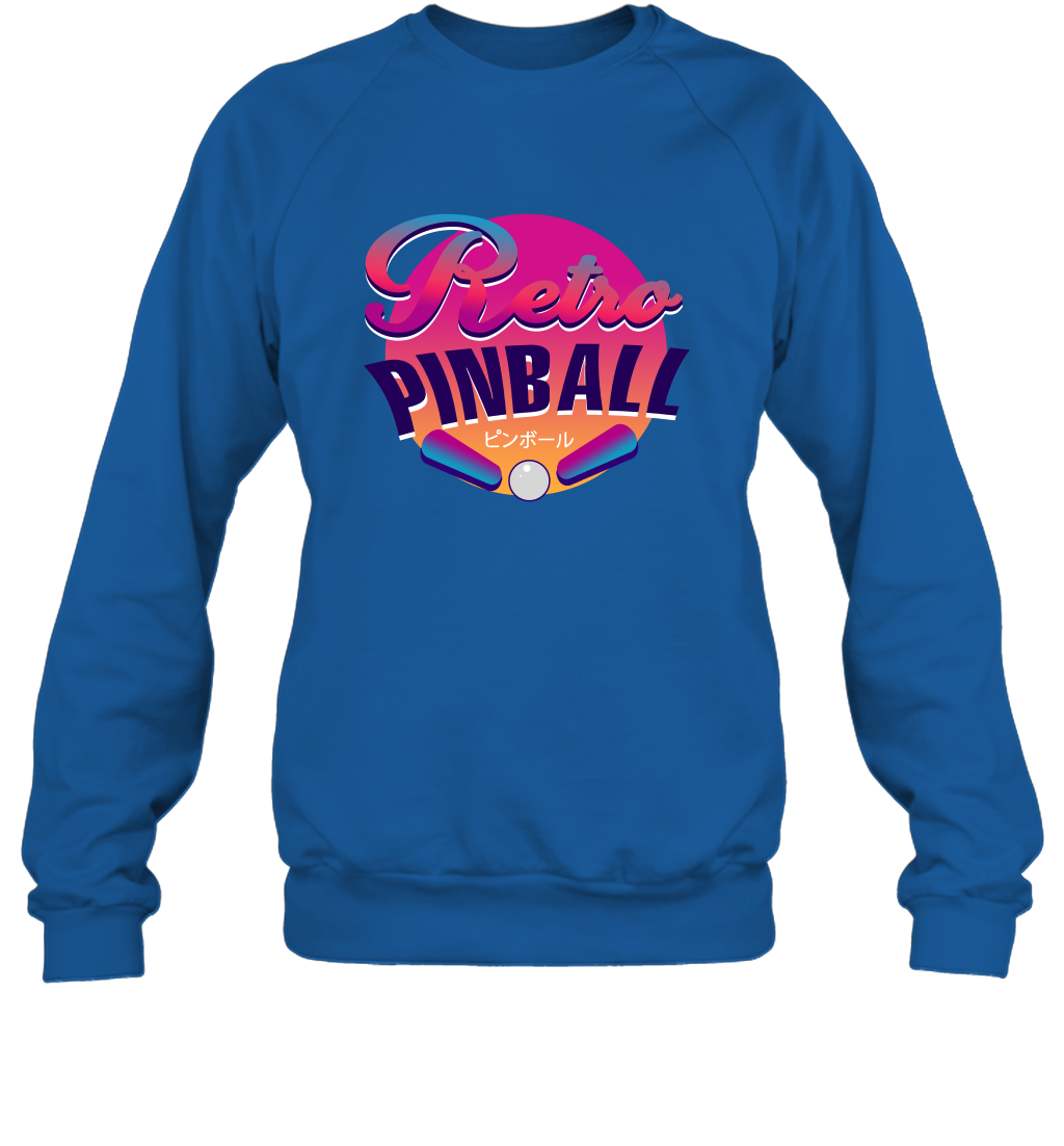 Retro Pinball Shirt Sweatshirt Sweatshirt Royal