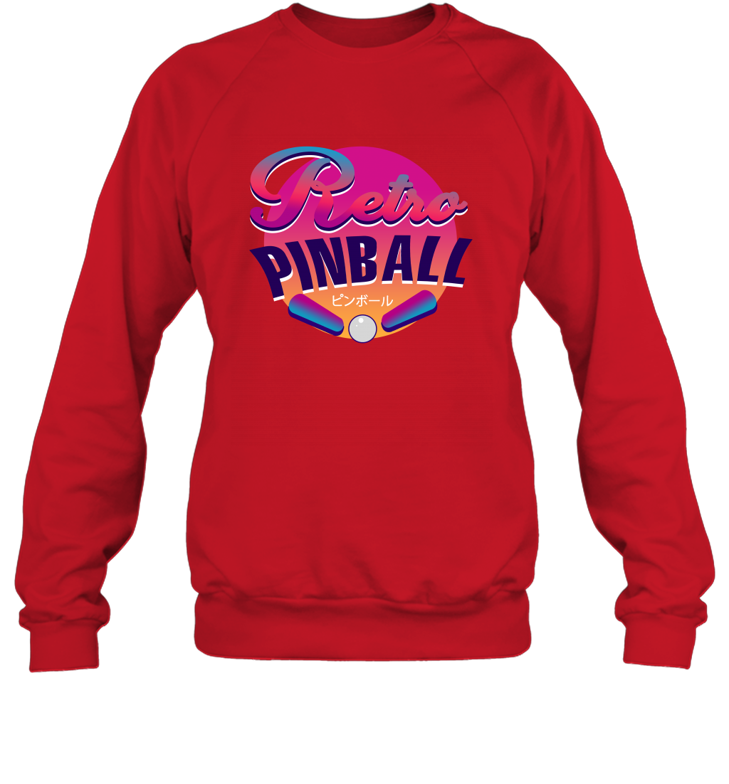 Retro Pinball Shirt Sweatshirt Sweatshirt Red