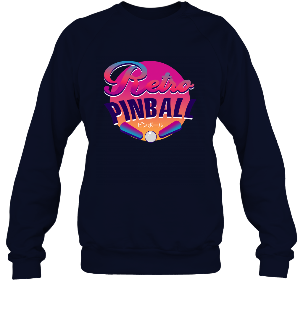 Retro Pinball Shirt Sweatshirt Sweatshirt Navy