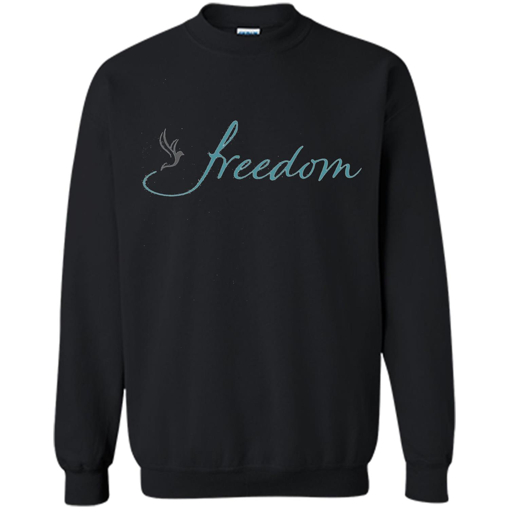 Freedom Dove T-shirt Black