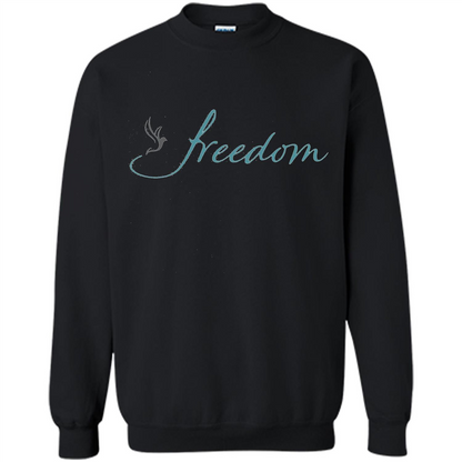 Freedom Dove T-shirt Black