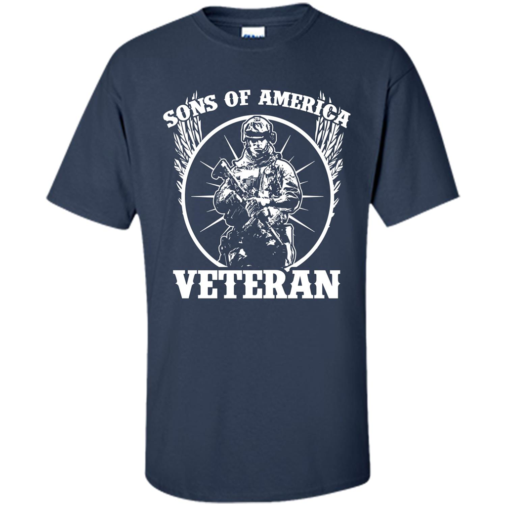 Military T-shirt Sons Of America Veteran Navy