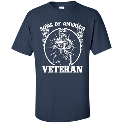 Military T-shirt Sons Of America Veteran Navy