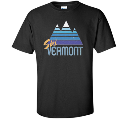 Ski Vermont T-shirt Black