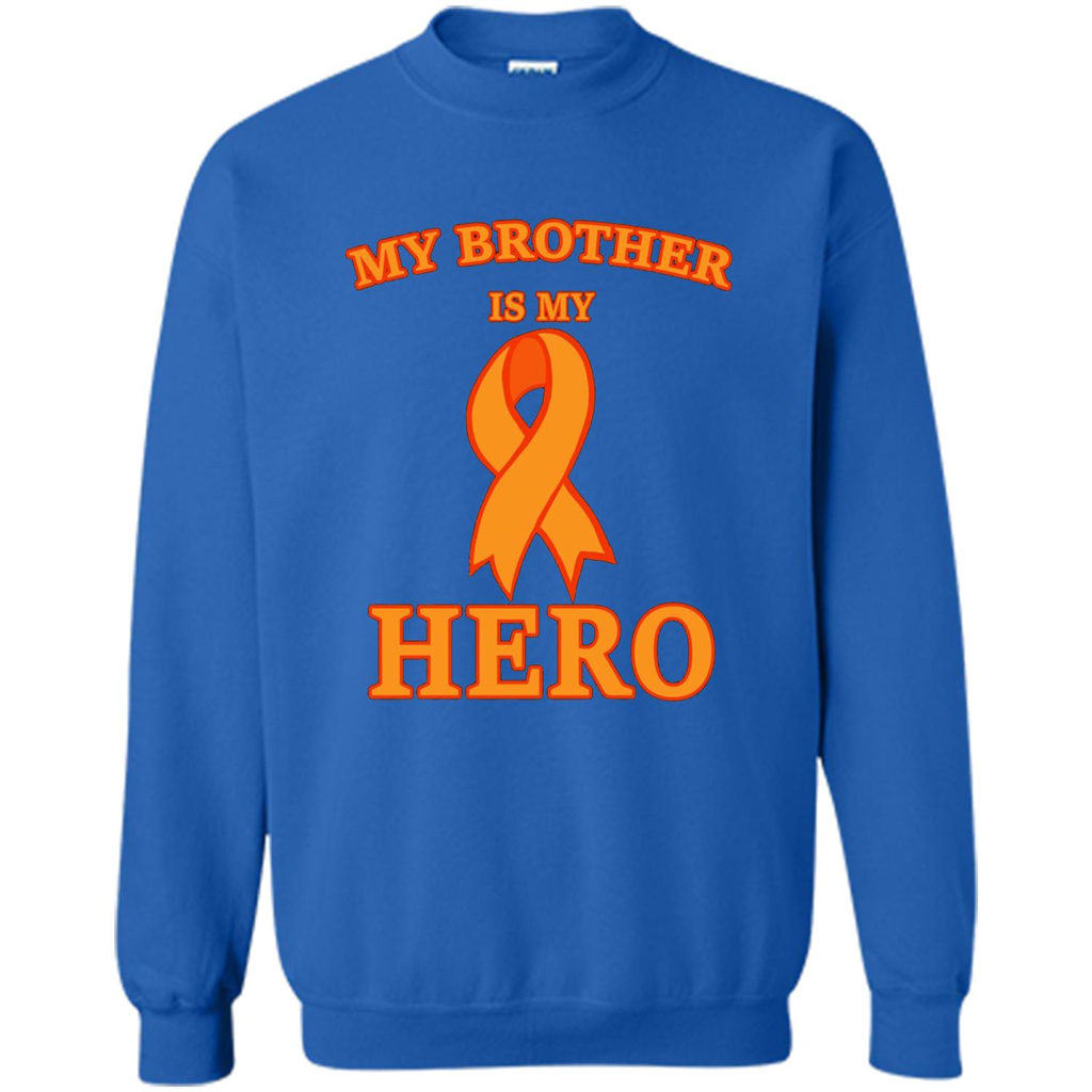 Cancer Awareness T-shirt My Brother Is My Hero Royal