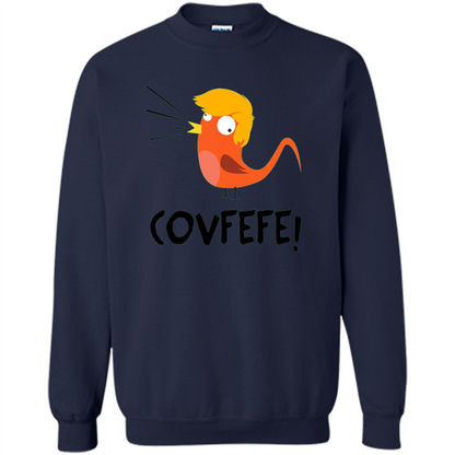 Covfefe Bird T-shirt Funny Political T-shirt Navy