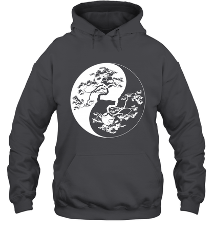Yin Yang Tree Shirt Hoodie Hoodie Dark Heather