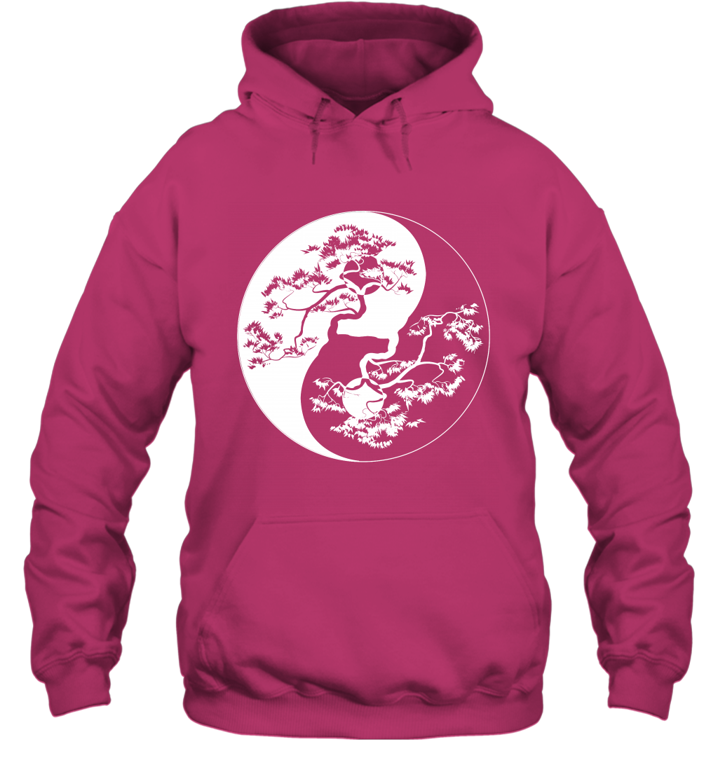 Yin Yang Tree Shirt Hoodie Hoodie Heliconia