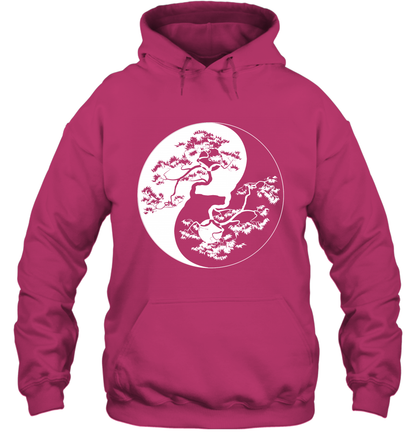 Yin Yang Tree Shirt Hoodie Hoodie Heliconia