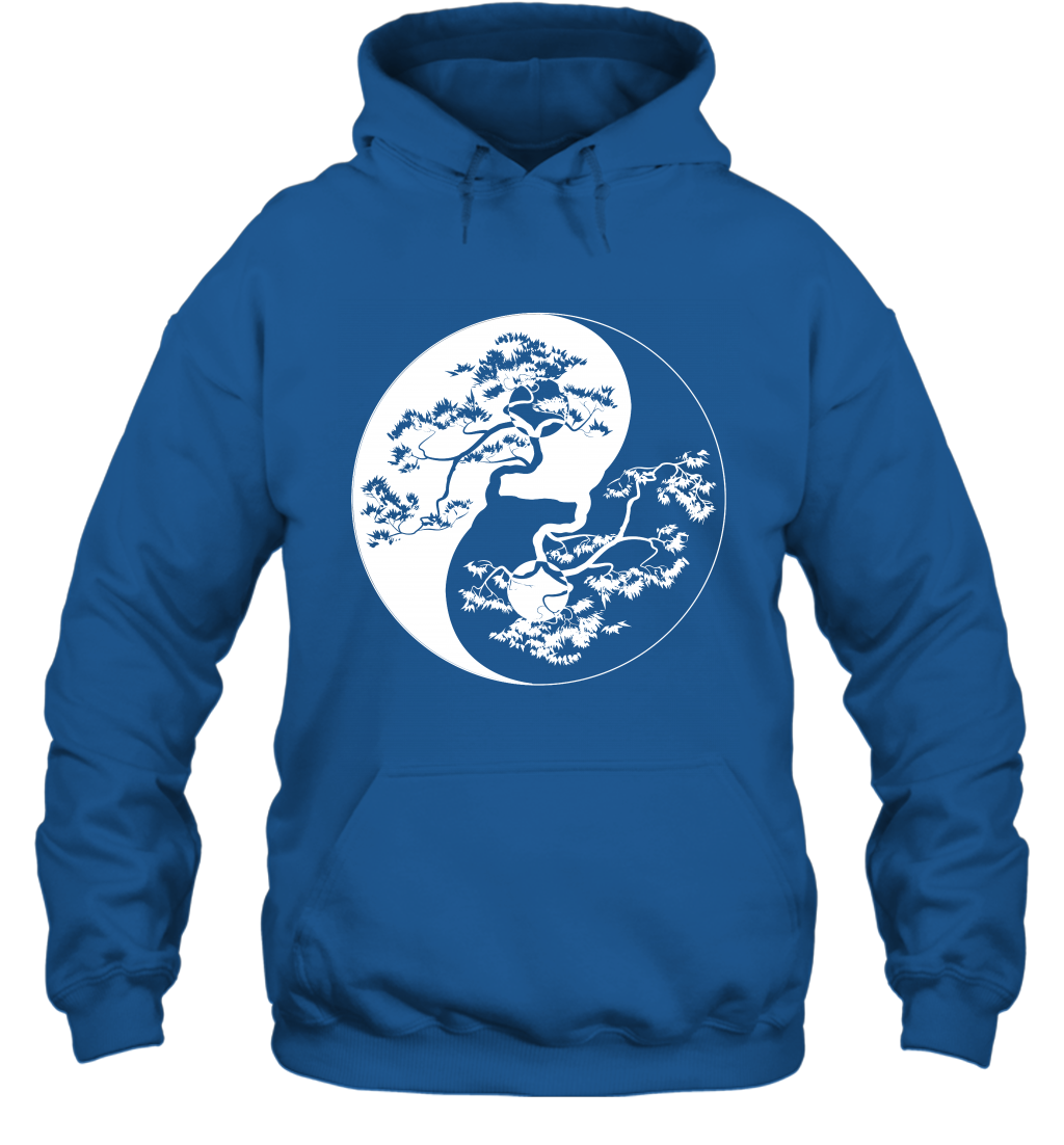 Yin Yang Tree Shirt Hoodie Hoodie Royal
