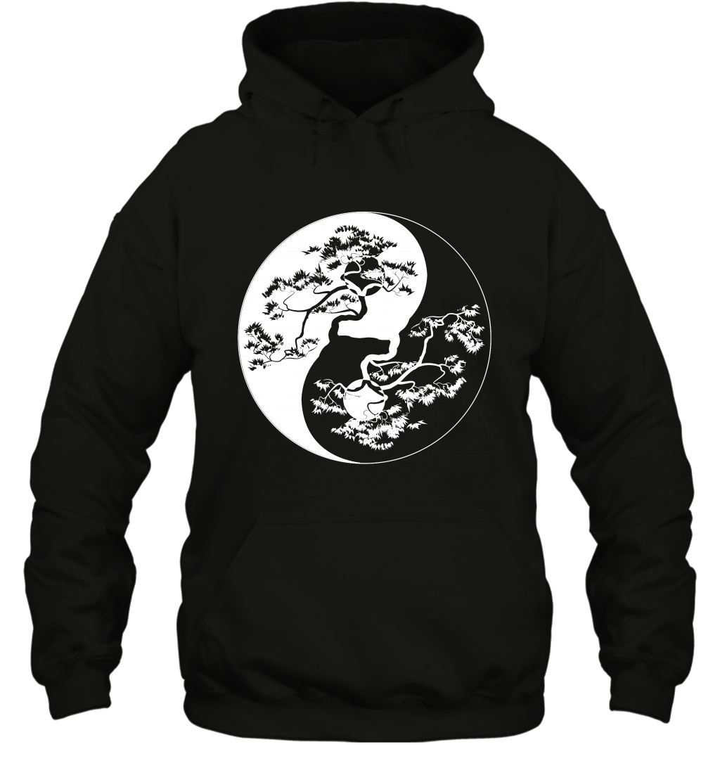 Yin Yang Tree Shirt Hoodie