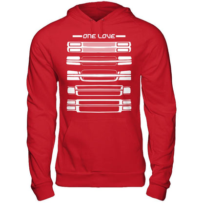 Car - One Love T-shirt Gildan - Pullover Hoodie Red