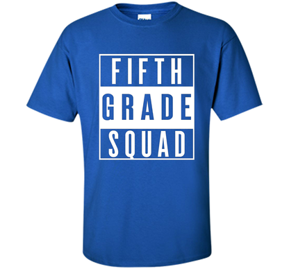 Fifth Grade Squad T-shirt Royal