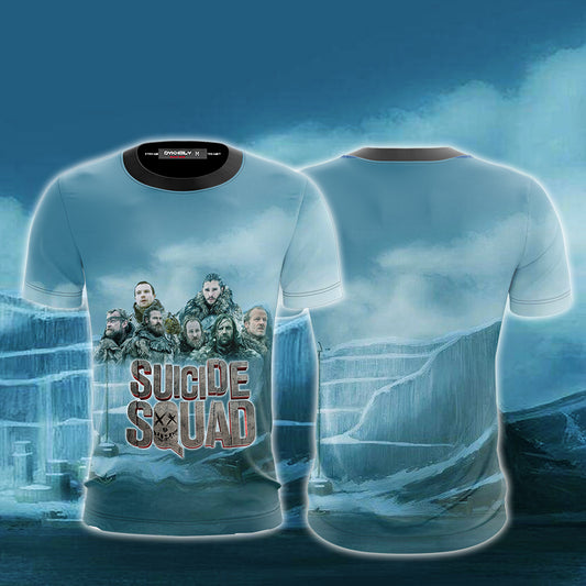 Suicide Squad Game Of Thrones Version Unisex 3D T-shirt 4XL