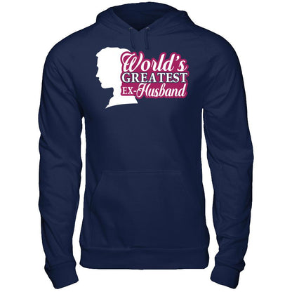 World's Greatest Ex-Husband Gildan - Pullover Hoodie Navy