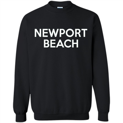 Newport Beach - California T-shirt Black