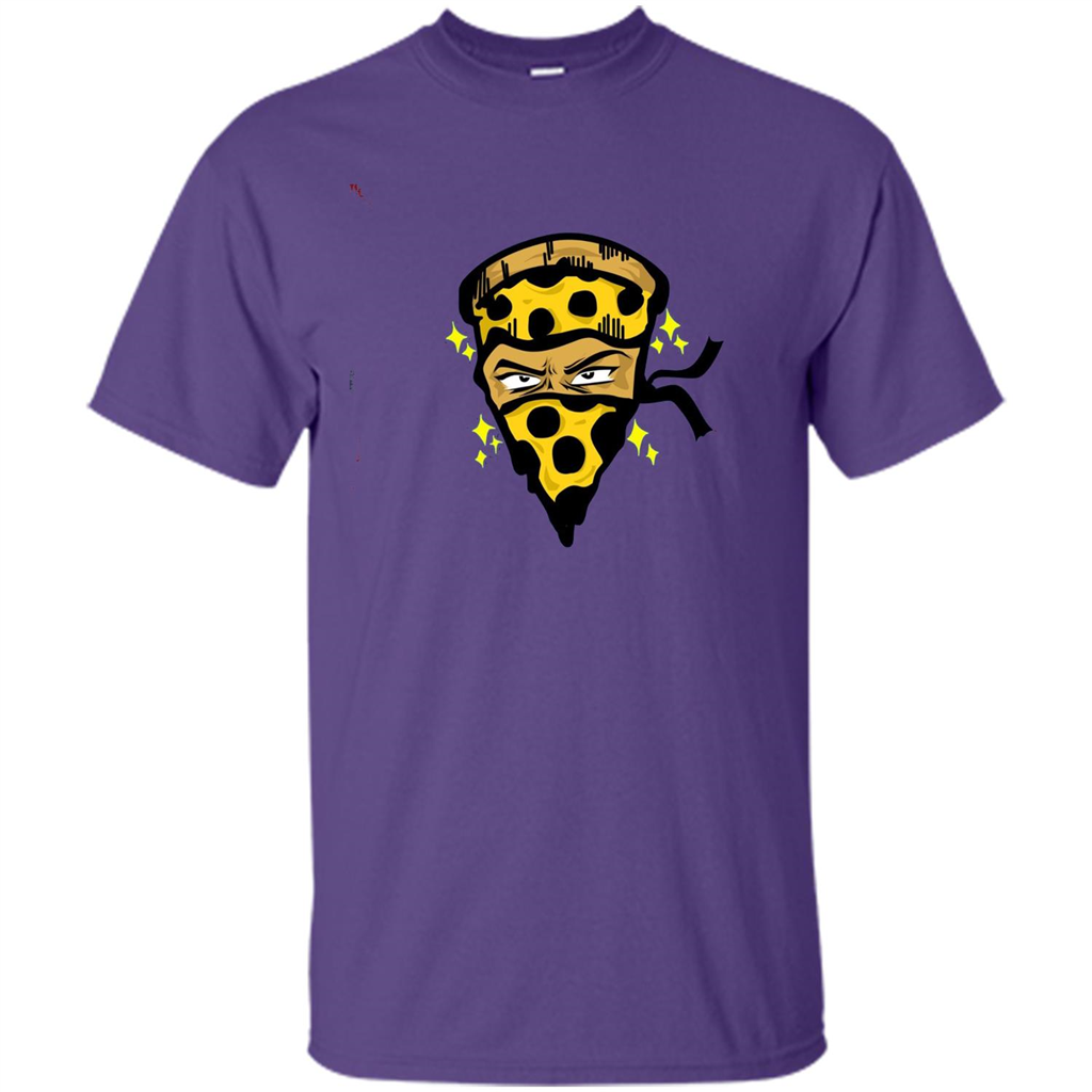 Pizza Warrior Funny Foodie Food Lover T-shirt Purple