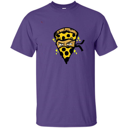 Pizza Warrior Funny Foodie Food Lover T-shirt Purple