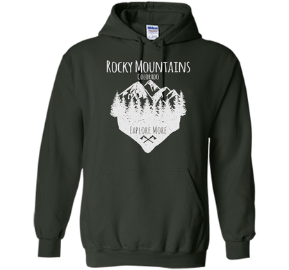 PREMIUM Rocky Mountains, Colorado - Souvenir T-Shirt t-shirt Forest Green