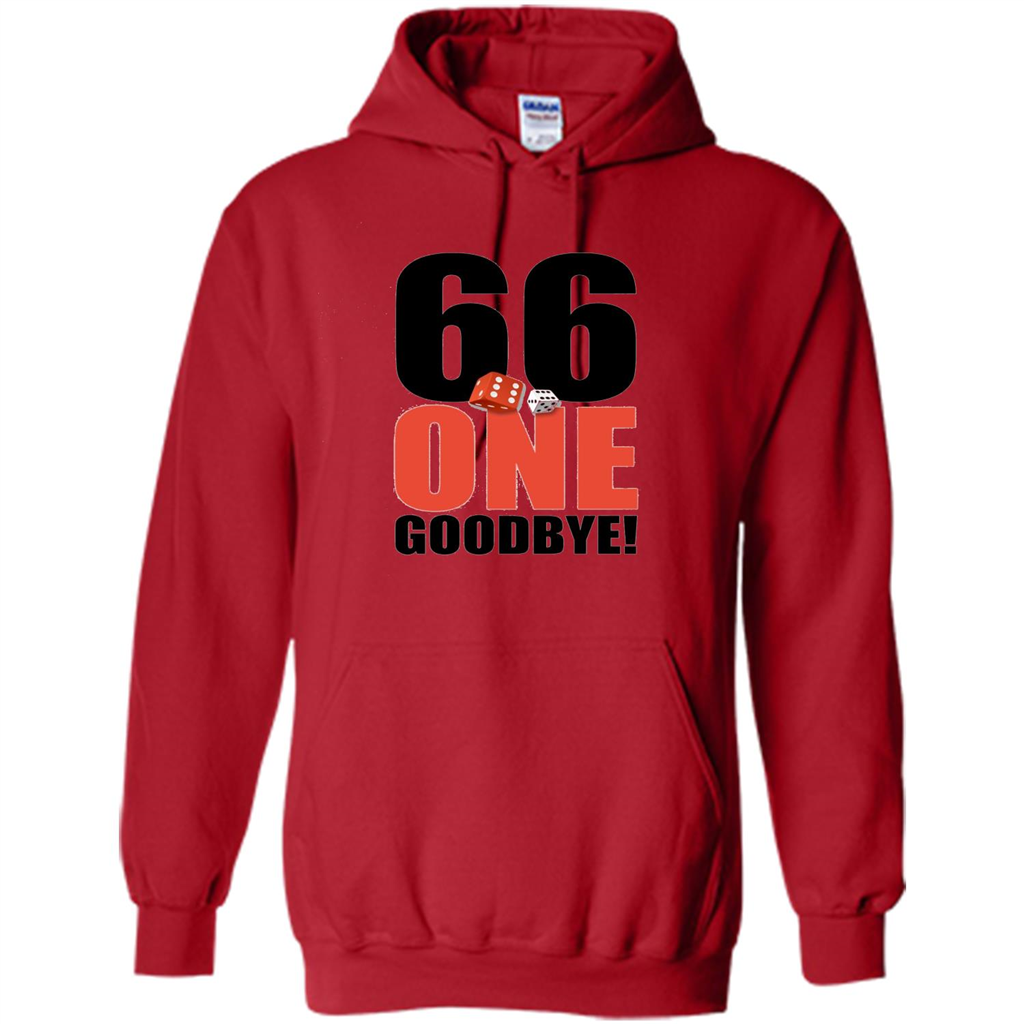 Dice Games T-shirt 66 One Goodbye T-shirt Red