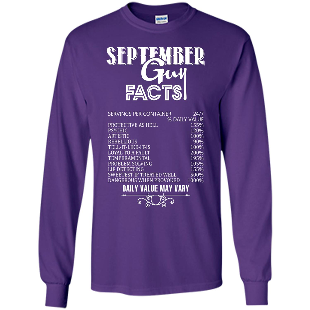 September Guy Facts T-shirt