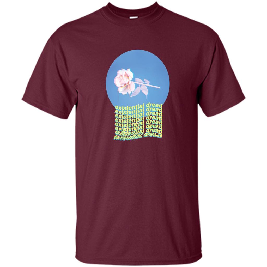 Existential Dread T-shirt Maroon