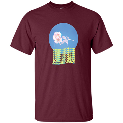 Existential Dread T-shirt Maroon